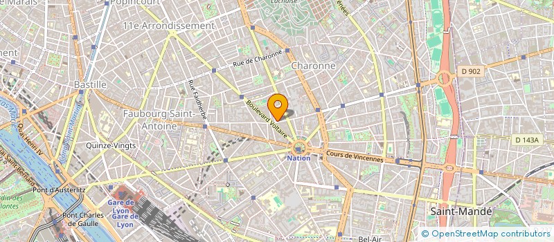 localisation de l'entreprise MADAME LEA CUGURNO  PARIS