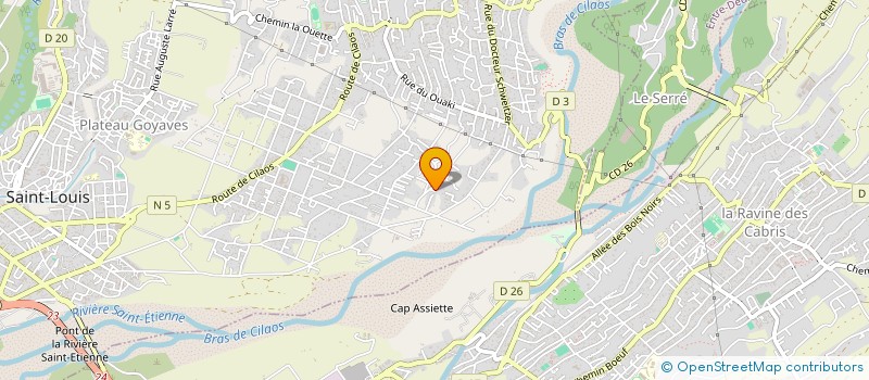 localisation de l'entreprise MADAME LEA D'EURVEILHER  SAINT-LOUIS