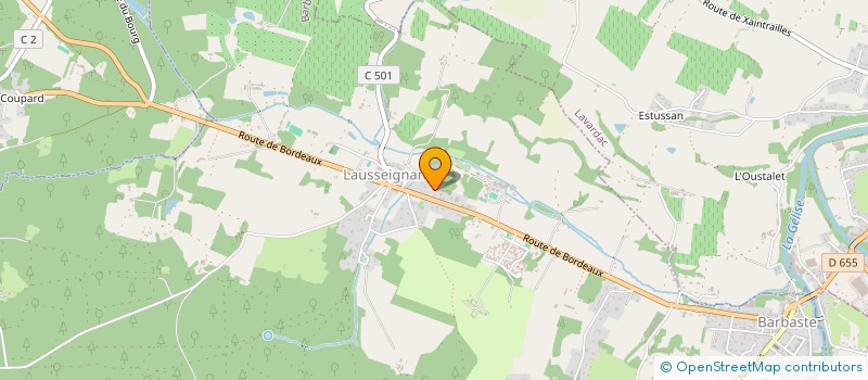 localisation de l'entreprise MADAME LEA DA SILVA  BARBASTE