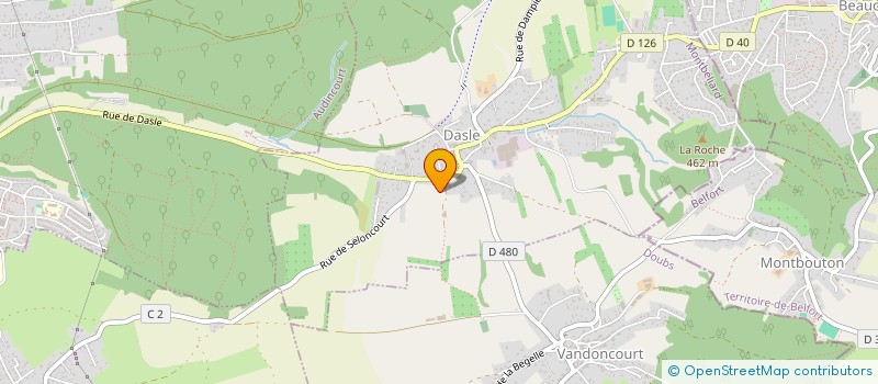 localisation de l'entreprise MADAME LEA DA SILVA  DASLE