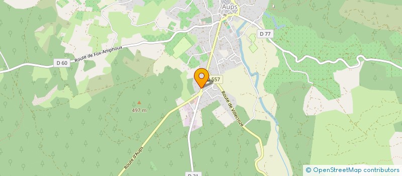 localisation de l'entreprise MADAME LEA DAHER  AUPS