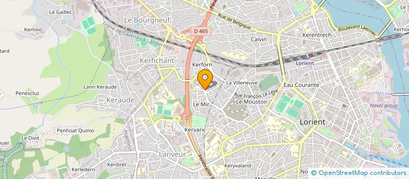 localisation de l'entreprise MADAME LEA DANTOINE  LORIENT