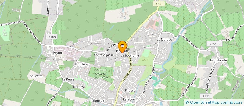 localisation de l'entreprise MADAME LEA DAUCOUR  LEOGNAN