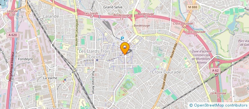 localisation de l'entreprise MADAME LEA DAVASSE  TOULOUSE
