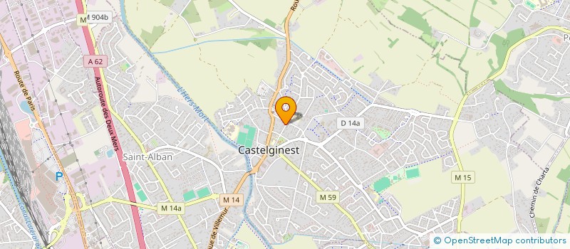 localisation de l'entreprise MADAME LEA DE BOERIO  CASTELGINEST