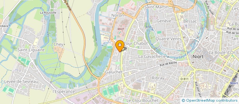 localisation de l'entreprise MADAME LEA DE GUIO  NIORT