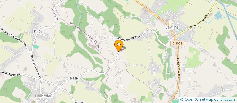 localisation de l'entreprise MADAME LEA DE OLIVEIRA  LES AVENIERES VEYRINS-THUELLIN