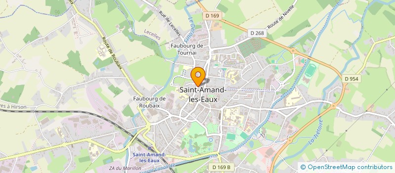 localisation de l'entreprise MADAME LEA DE OLIVEIRA  SAINT-AMAND-LES-EAUX