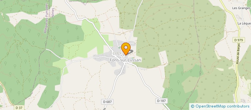 localisation de l'entreprise MADAME LEA DE SOUSA  FONS-SUR-LUSSAN