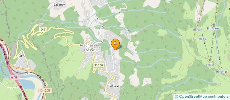 localisation de l'entreprise MADAME LEA DEBAECKER  ARACHES-LA-FRASSE