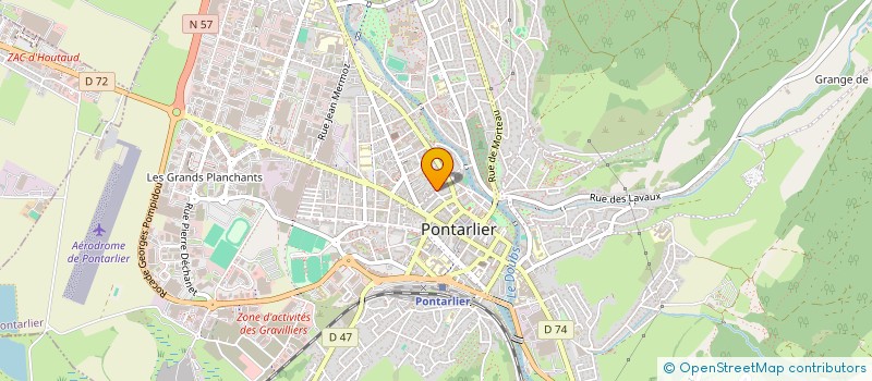 localisation de l'entreprise MADAME LEA DEBAILLEUL  PONTARLIER