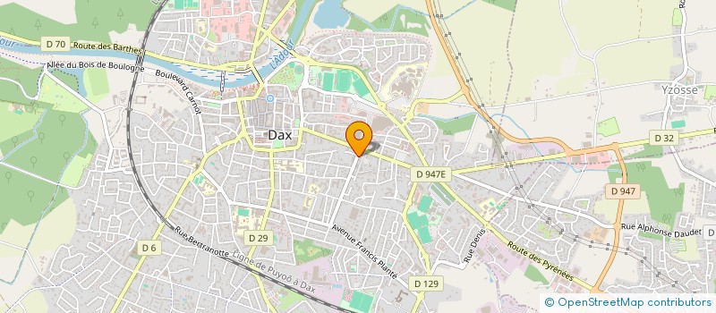 localisation de l'entreprise MADAME LEA DEBARE  DAX