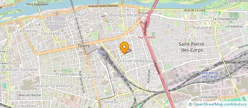 localisation de l'entreprise MADAME LEA DEBENEIT  TOURS