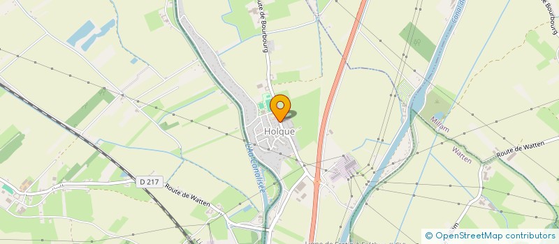 localisation de l'entreprise MADAME LEA DECLERCQ  HOLQUE