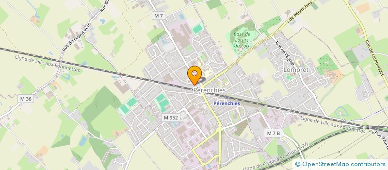 localisation de l'entreprise MADAME LEA DECOTTIGNIES  ARMENTIERES