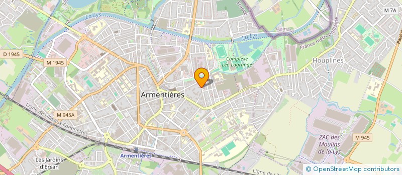 localisation de l'entreprise MADAME LEA DECROIE  ARMENTIERES