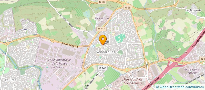localisation de l'entreprise MADAME LEA DEFRETIERE à VENDARGUES