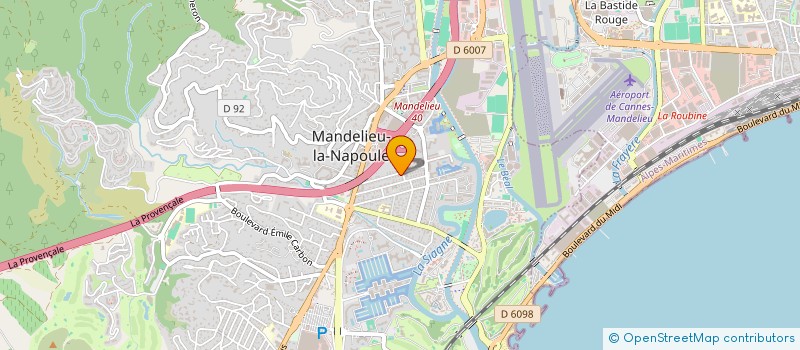 localisation de l'entreprise MADAME LEA DEGIOANNI à MANDELIEU-LA-NAPOULE