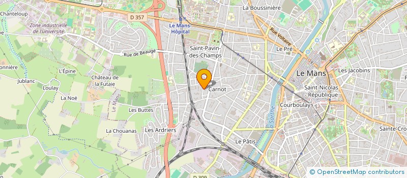 localisation de l'entreprise MADAME LEA DEHARBE  LE MANS