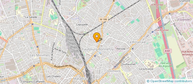 localisation de l'entreprise MADAME LEA DEHLINGER  TOULOUSE