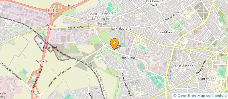 localisation de l'entreprise MADAME LEA DELAHAYE à CAEN