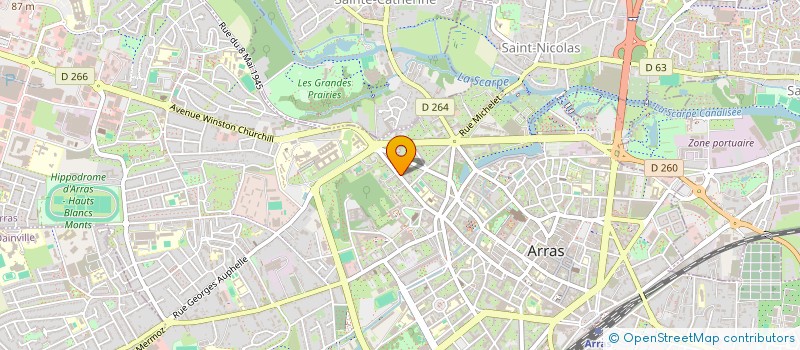 localisation de l'entreprise MADAME LEA DELANNOY  SAINT-LAURENT-BLANGY