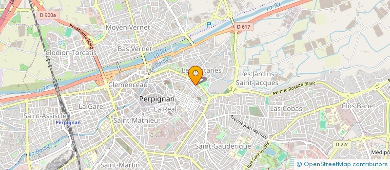 localisation de l'entreprise MADAME LEA DELMONT  PERPIGNAN