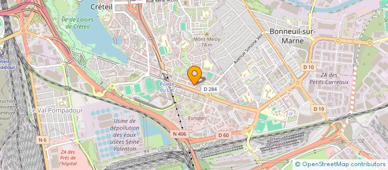 localisation de l'entreprise MADAME LEA DELOUMEAUX  CRETEIL