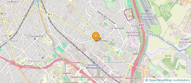 localisation de l'entreprise MADAME LEA DELPRAT  TOULOUSE