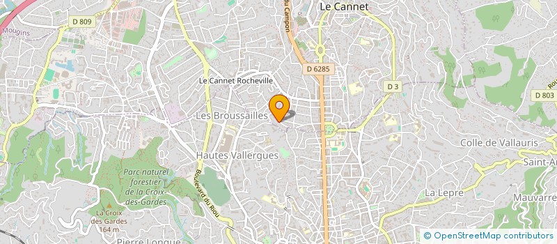 localisation de l'entreprise MADAME LEA DEMON à LE CANNET