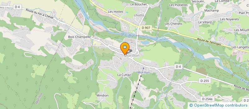 localisation de l'entreprise MADAME LEA DEMOULE  MORILLON