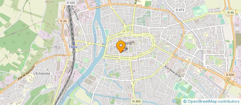 localisation de l'entreprise MADAME LEA DENIZOT à SENS