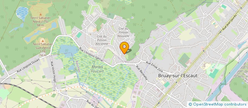 localisation de l'entreprise MADAME LEA DERGNAUCOURT  RAISMES