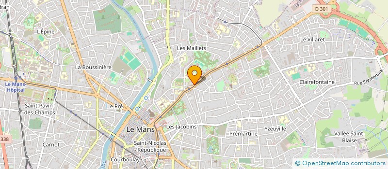 localisation de l'entreprise MADAME LEA DESNOYERS à LE MANS