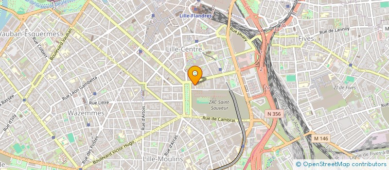 localisation de l'entreprise MADAME LEA DHAINAUT  LILLE