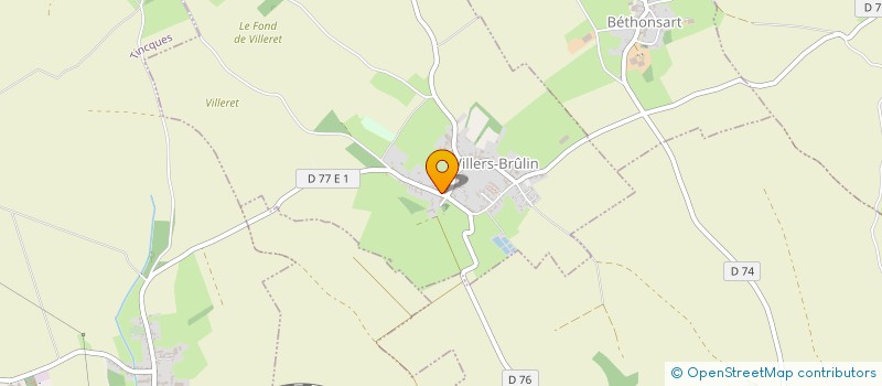 localisation de l'entreprise MADAME LEA DHAUSSY  VILLERS-BRULIN