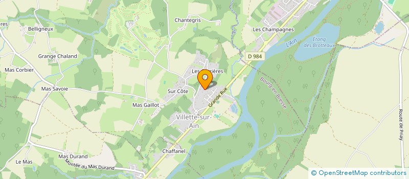 localisation de l'entreprise MADAME LEA DIJOUX à VILLETTE-SUR-AIN