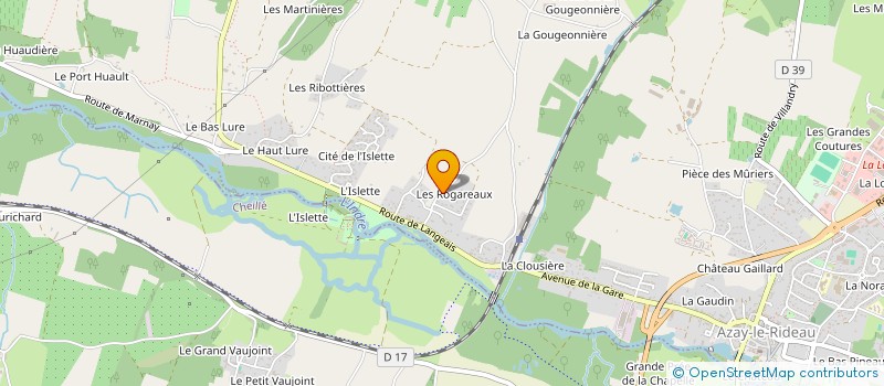 localisation de l'entreprise MADAME LEA DINET  AZAY LE RIDEAU