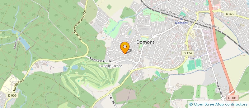 localisation de l'entreprise MADAME LEA DJELLAL  DOMONT