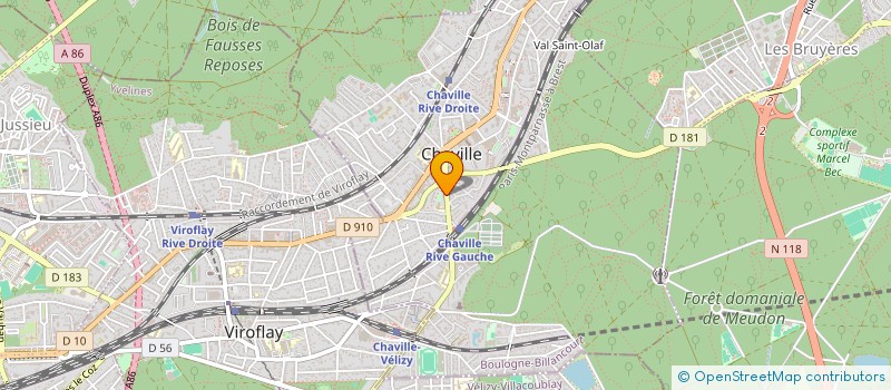 localisation de l'entreprise MADAME LEA DJOUDI à CHAVILLE