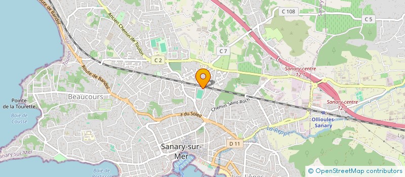 localisation de l'entreprise MADAME LEA DODELANDE  SANARY-SUR-MER