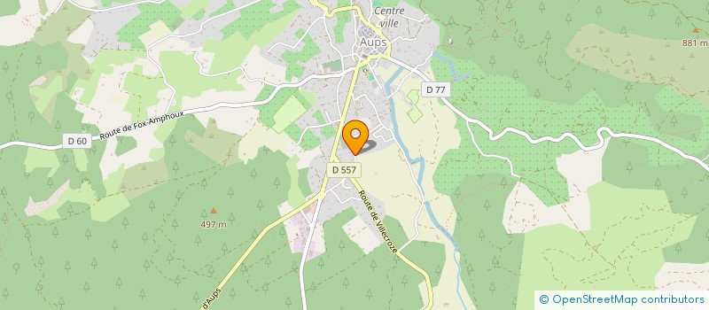 localisation de l'entreprise MADAME LEA DOUSSIERE à AUPS