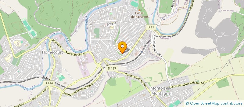 localisation de l'entreprise MADAME LEA DRAGONI  JUF