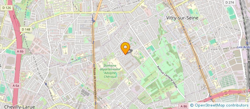 localisation de l'entreprise MADAME LEA DROUET  VITRY-SUR-SEINE