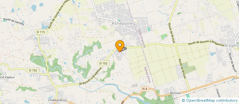 localisation de l'entreprise MADAME LEA DROUIN à SAINTE-ANNE