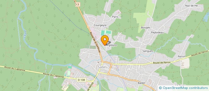 localisation de l'entreprise MADAME LEA DUBOIS  SALLES