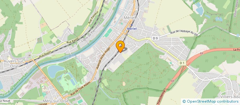 localisation de l'entreprise MADAME LEA DUBOIS  MERIEL