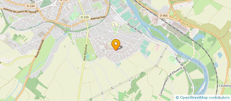 localisation de l'entreprise MADAME LEA DUBRULLE à AUXERRE