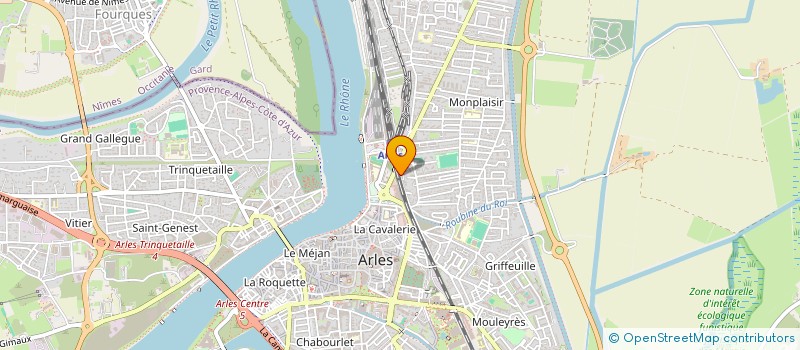 localisation de l'entreprise MADAME LEA DUCLAUX  ARLES