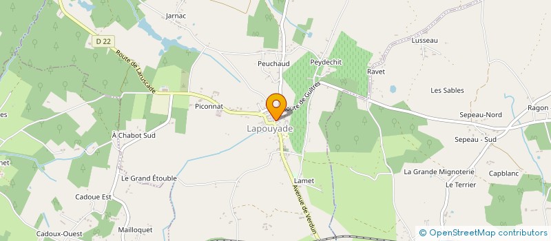 localisation de l'entreprise MADAME LEA DUCOUSSO  LAPOUYADE